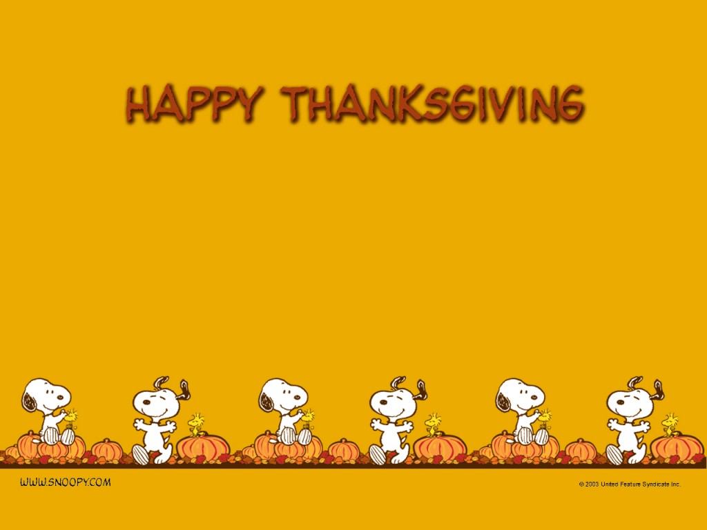 Snoopy Happy Thanksgiving