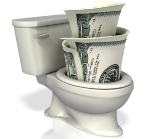 flushing-money-down-the-toilet
